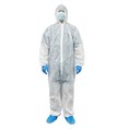 Jednokratni bijeli polipropilenski kombinezon